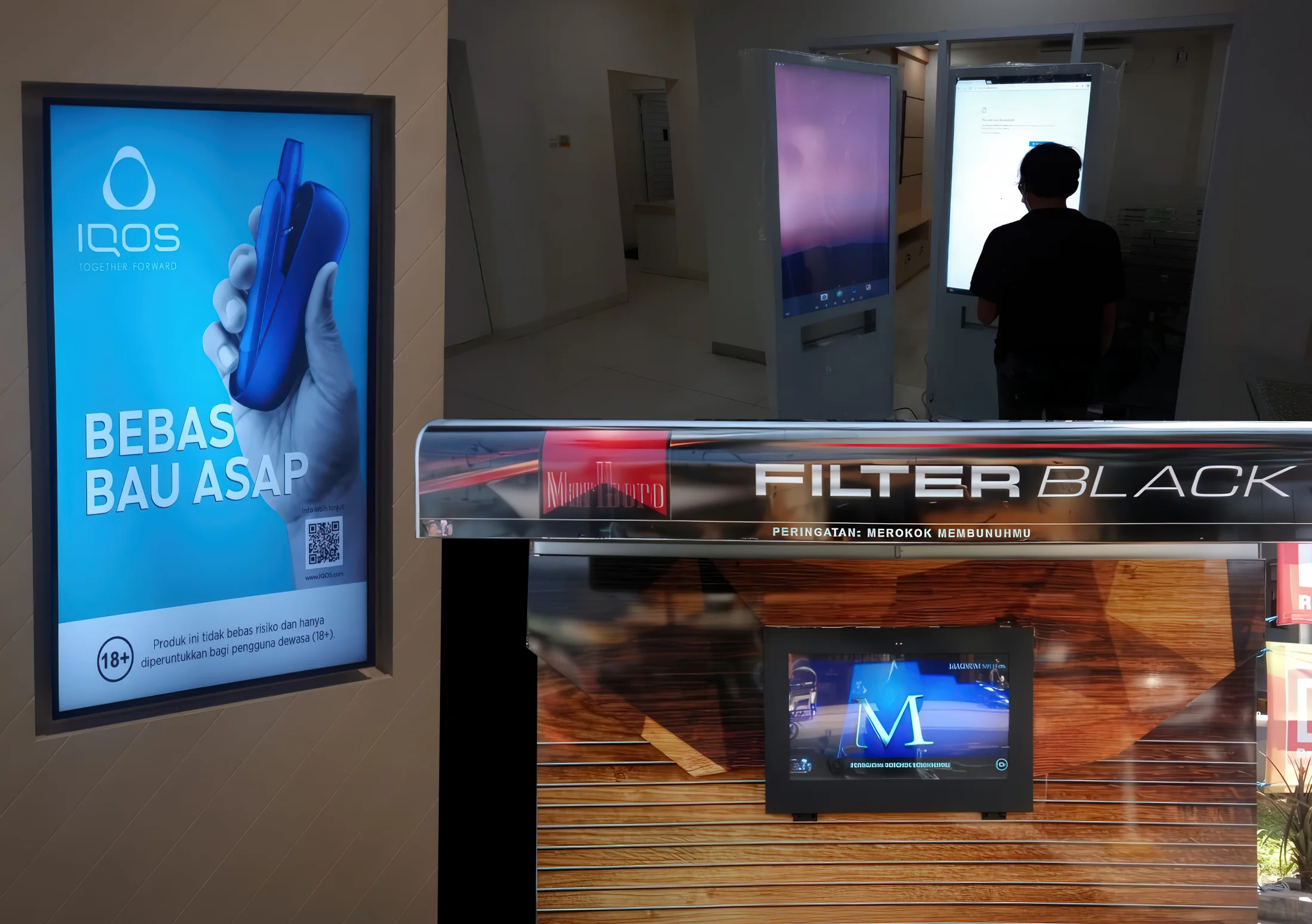 Berbagai instalasi display digital indoor